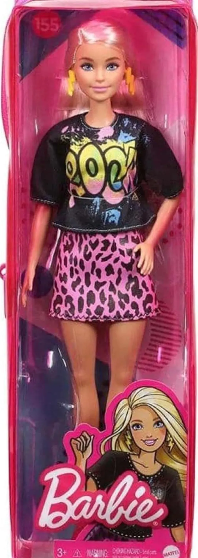 barbie_fashionistas_blond_3.webp Barbie Fashionistas Blond Hair with Rock Tee and Skirt Fashion