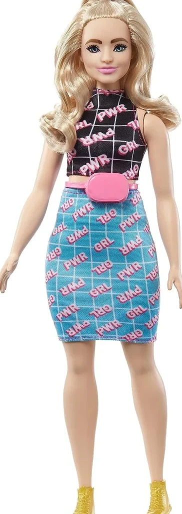 Barbie Fashionistas Doll - Curvy Blonde in Girl Power Outfit Sale