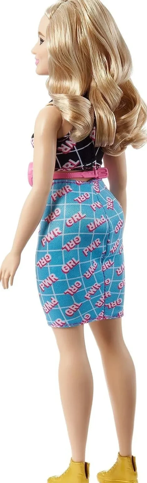 Barbie Fashionistas Doll - Curvy Blonde in Girl Power Outfit Sale