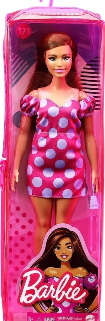 Barbie Fashionistas Vitiligo Doll 171 Brunette Hair Discount