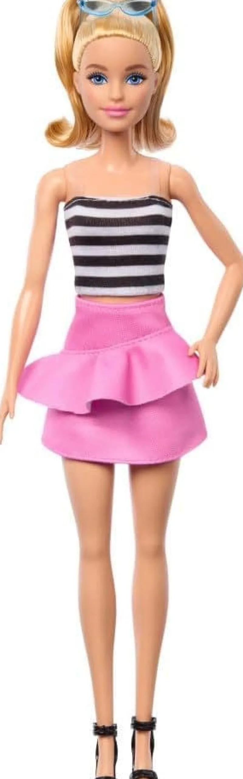 barbie_hrh_fashionistas_b_3.webp Barbie HRH11 Fashionistas Blonde Doll with Striped Top New