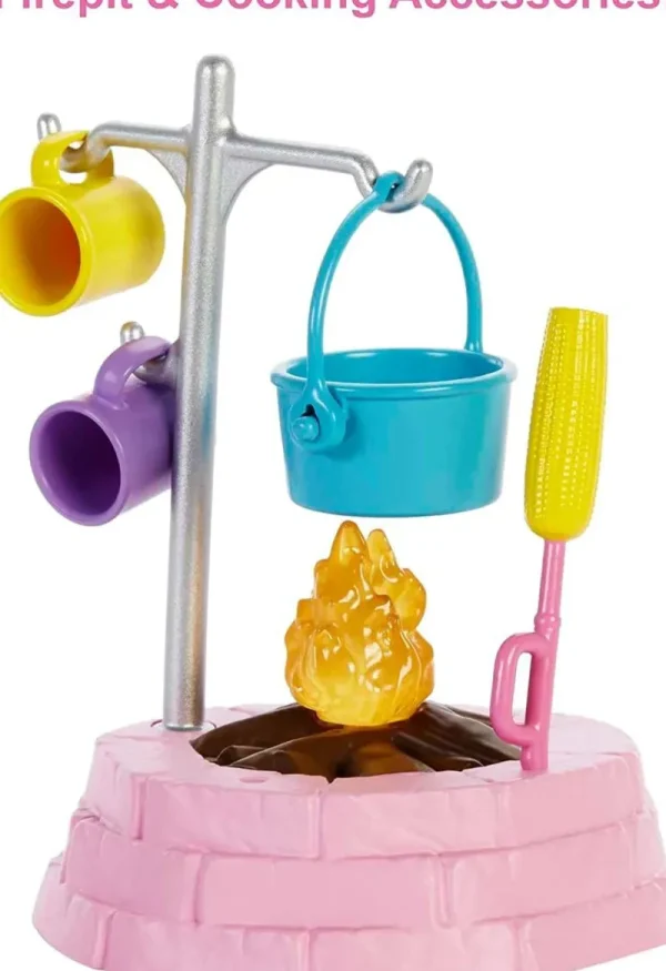 Barbie Skipper Camping Doll Set Inc Easter Bunny Clearance