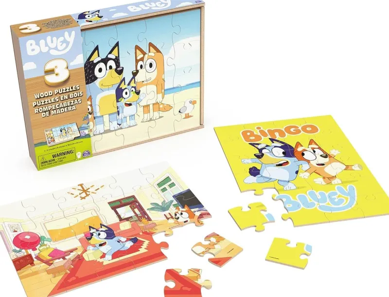 bluey__wood_puzzles_jigsa_2.webp Games and Puzzles Bluey 3 Wood Puzzles Jigsaw Bundle Sale