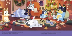 Bluey Christmas Eve with Verandah Santa Book Outlet
