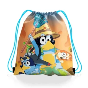 Bluey Drawstring Backpack Bag Assortment Best