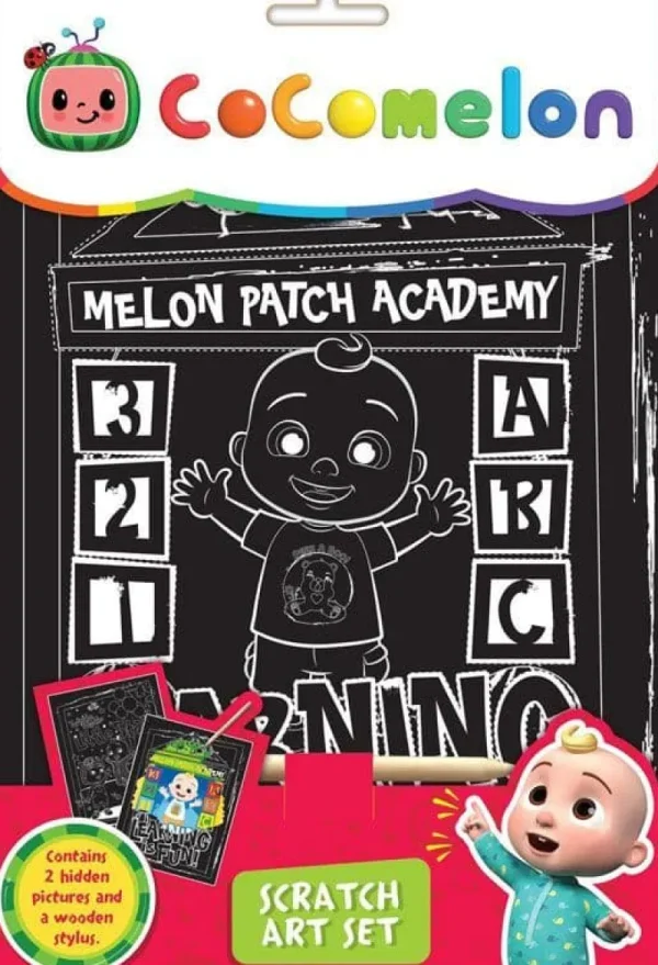 Art and Crafts Cocomelon Scratch Art Set Sale