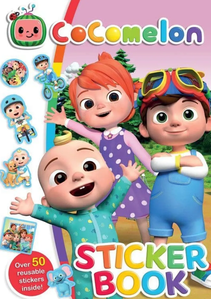 cocomelon_sticker_book_0.webp Art and Crafts Cocomelon Sticker Book Discount