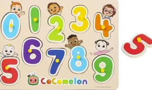 Cocomelon Wooden Peg Puzzle Hot