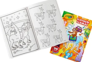 Crayola Sloths and Llamas Colouring Book Best