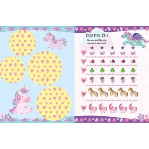 Art and Crafts Crystal Unicorns 2001 Sticker Book Clearance