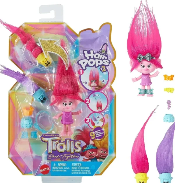 Dreamworks Trolls Band Together Hair Pops Small Doll Assortment Clearance
