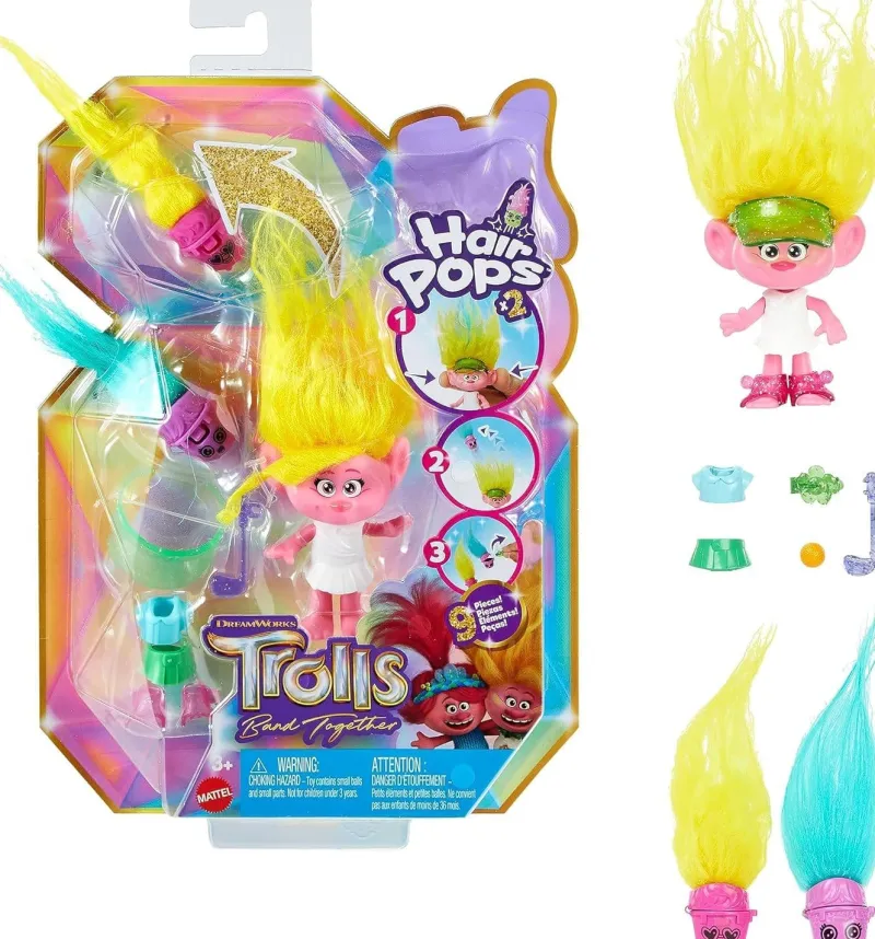 dreamworks_trolls_band_to_1-1.webp Dreamworks Trolls Band Together Hair Pops Small Doll Assortment Clearance