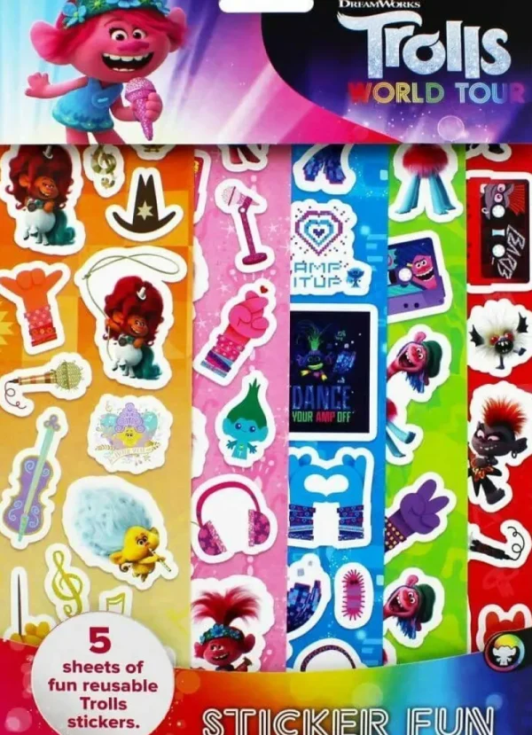 Dreamworks Trolls World Tour Sticker Clearance