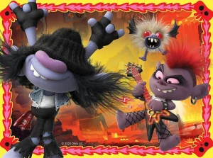 Dreamworks Trolls World Tour Puzzle 4 in a Box Outlet
