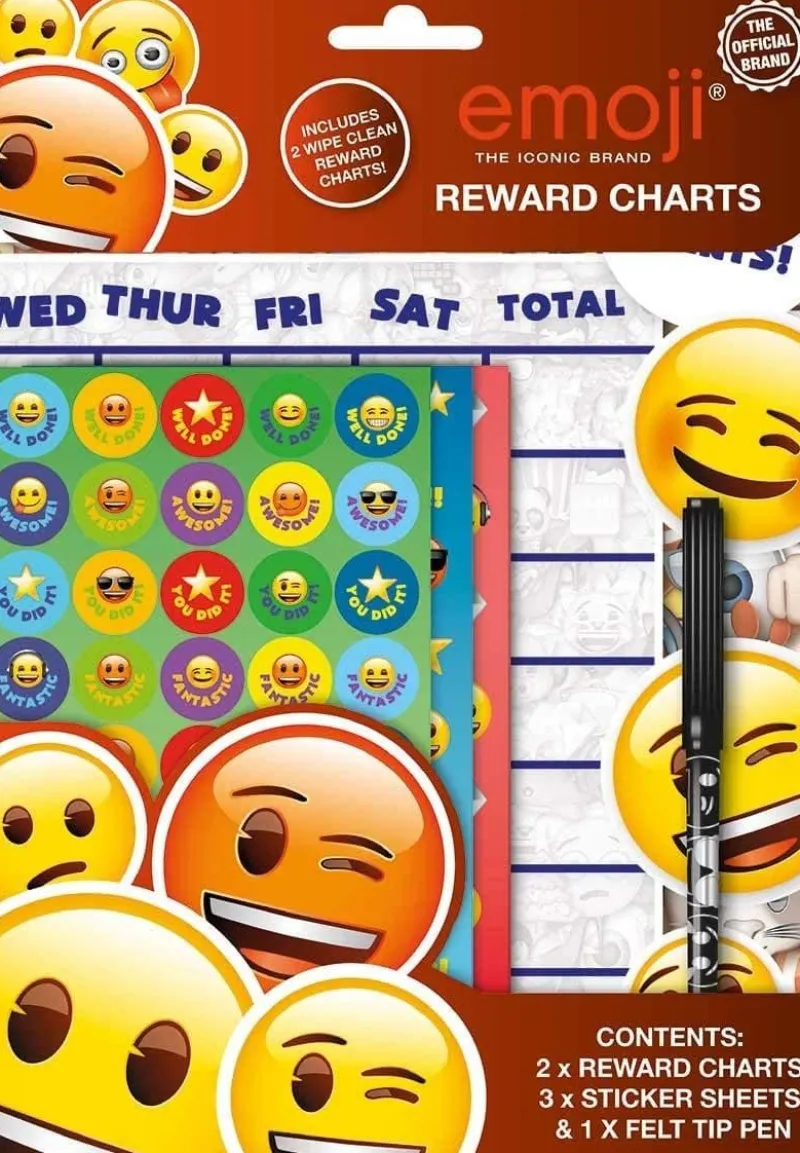 emoji_reward_charts_inclu_0.webp Art and Crafts Emoji Reward Charts Including Pen & Stickers Best