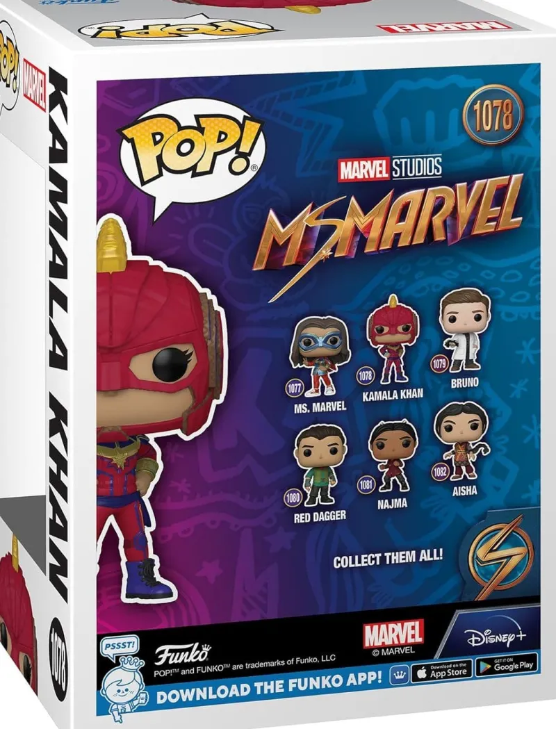 funko_pop_marvel_ms_marve_1-1.webp Funko Pop Vinyl Funko POP Marvel Ms Marvel - Kamala Khan Outlet