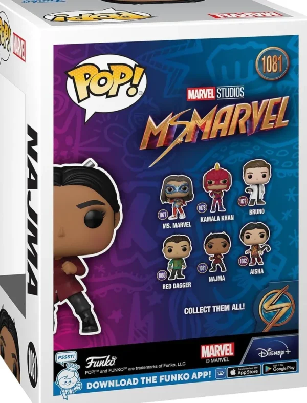 Funko Pop Vinyl Funko POP Marvel Ms Marvel - Najma Figure Fashion