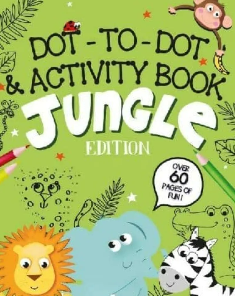 jungle_dot_to_dot_activit_0.webp Art and Crafts Jungle Dot To Dot Activity Book Clearance