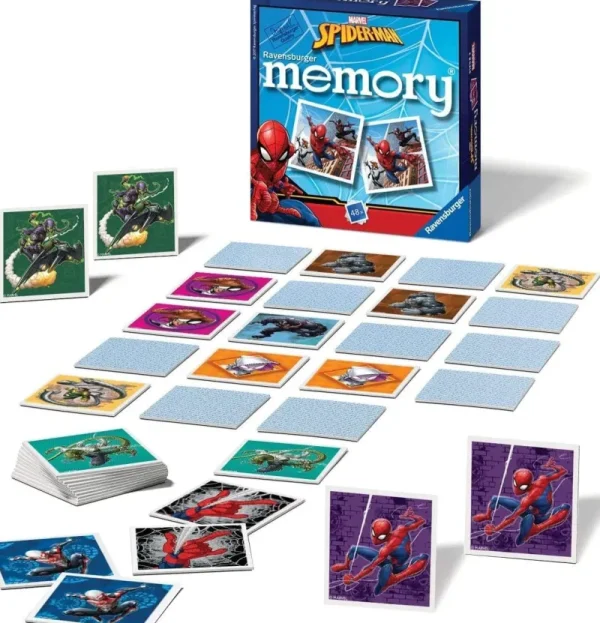 Games and Puzzles Marvel Spider-Man Mini Memory Game New