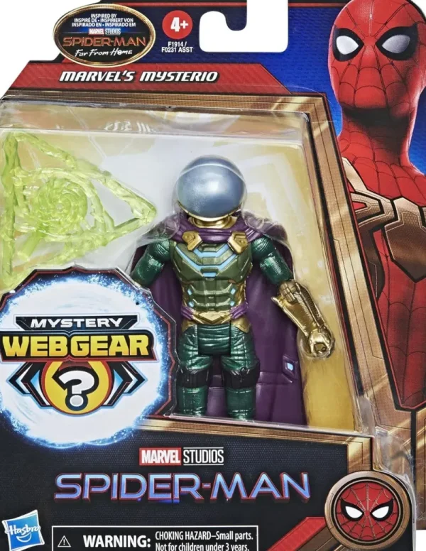 Marvel Spider-Man Mystery Web Gear Mysterio Action Figure New