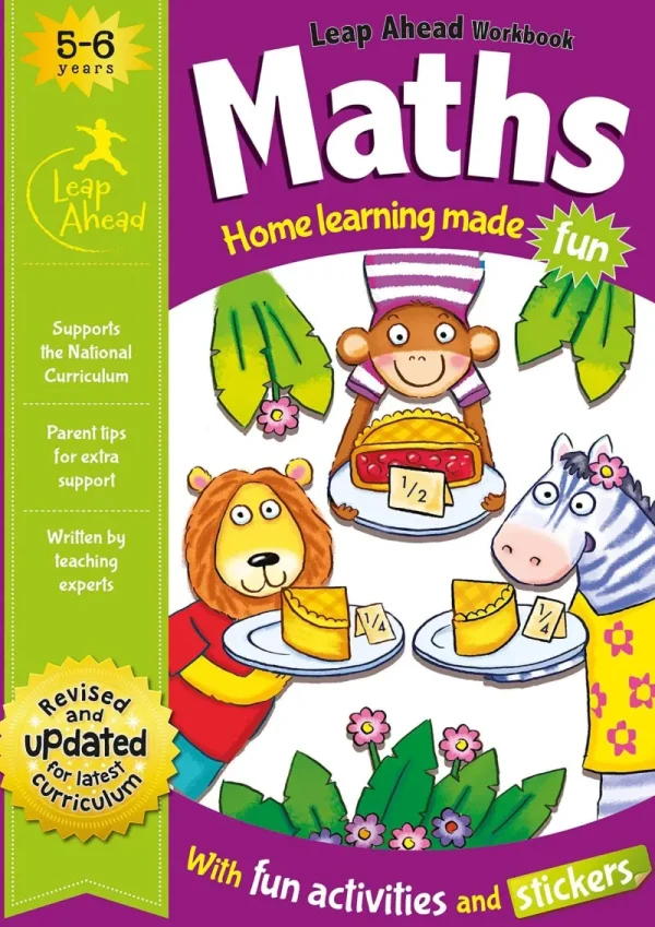 Art and Crafts Maths Age 5-6 Leap Ahead Workbook Expert Clearance