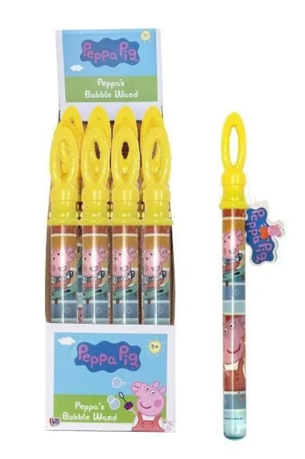 Peppa Pig Bubble Wand Stick Outdoor Fun/ 1 Stick Per Sale Outlet