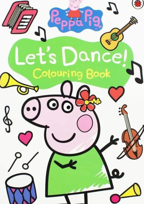 Children's Books Peppa Pig  Lets Dance Colouring Book Discount