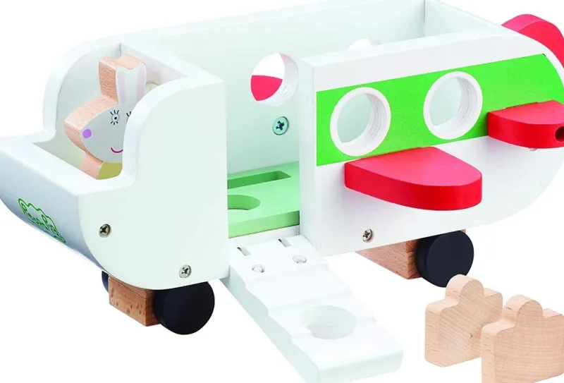 peppa_pig_wooden_aeroplan_0.webp Peppa Pig Wooden Aeroplane push along vehicle Fashion