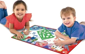 PJ Masks Colour & Wipe Activity Mat Clearance