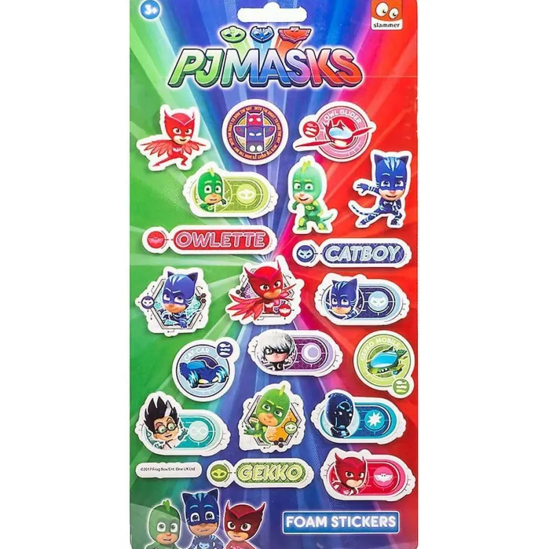 pj_masks_foam_stickers_0.webp Art and Crafts PJ Masks Foam Stickers Discount
