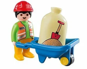 Playmobil 6961 Worker with Wheelbarrow Hot
