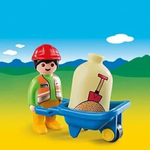 Playmobil 6961 Worker with Wheelbarrow Hot