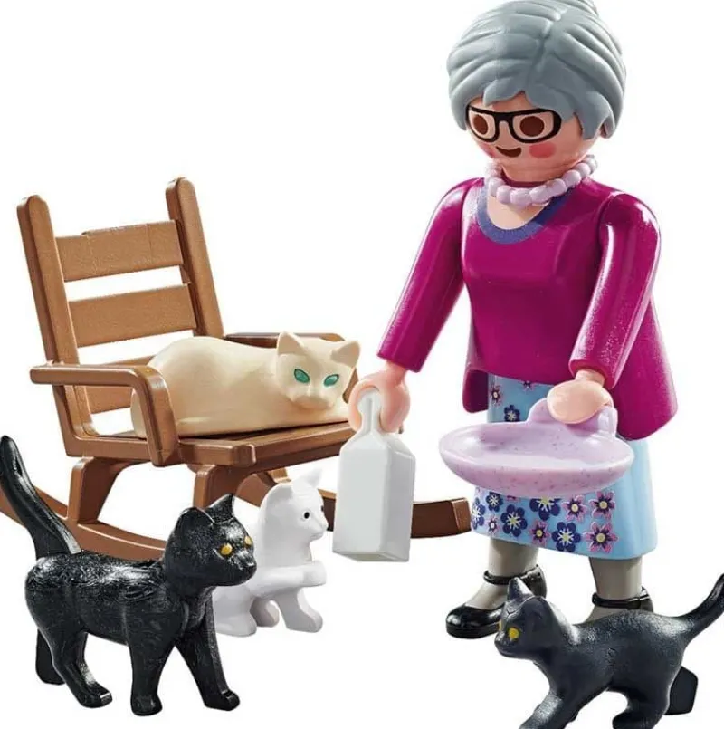 playmobil_special_plus__g_0.webp Playmobil Special Plus - Grandma with Cats New