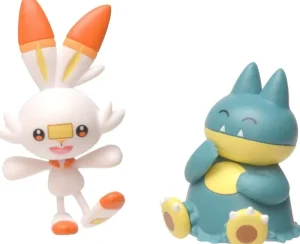 Pokemon Pokémon Battle Ready Munchlax & Scorbunny Figures Fashion