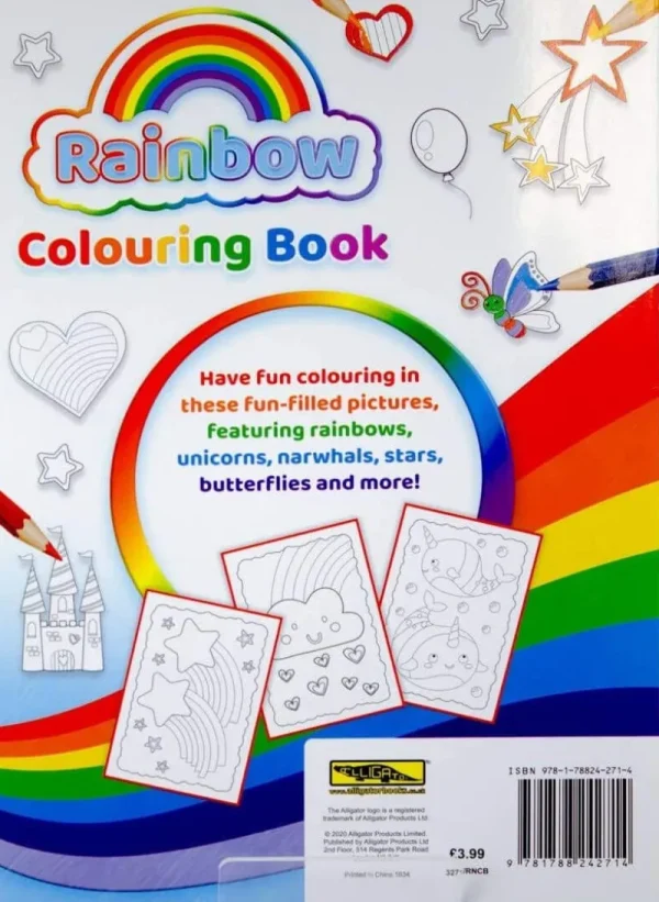 Art and Crafts Rainbow Children s Colouring Book Sale