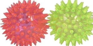Fun Stationery/Gags and Jokes Sensory Light-Up Spikey Ball Assortment Hot