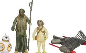 Star Wars The Force Awakens 3 75-Inch Desert Mission BB-8 and Unkar s Thug Figure 3 - Pack Sale