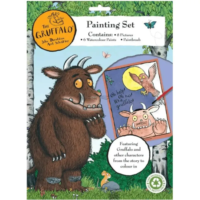 the_gruffalo_painting_set_0.webp Art and Crafts The Gruffalo Painting Set Clearance