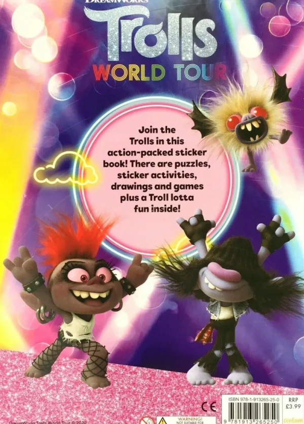 Dreamworks Trolls Trolls World Tour Sticker Fun Activity Book Discount