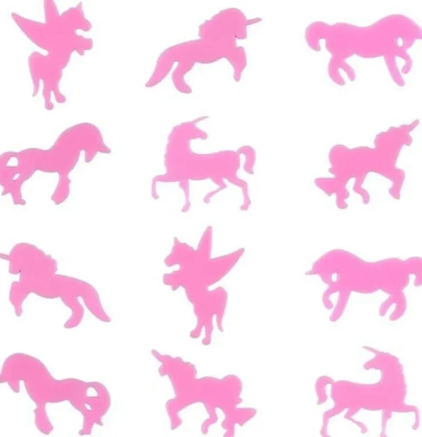 Art and Crafts Unicorn Night Glow in the Dark Wall Stickers Clearance