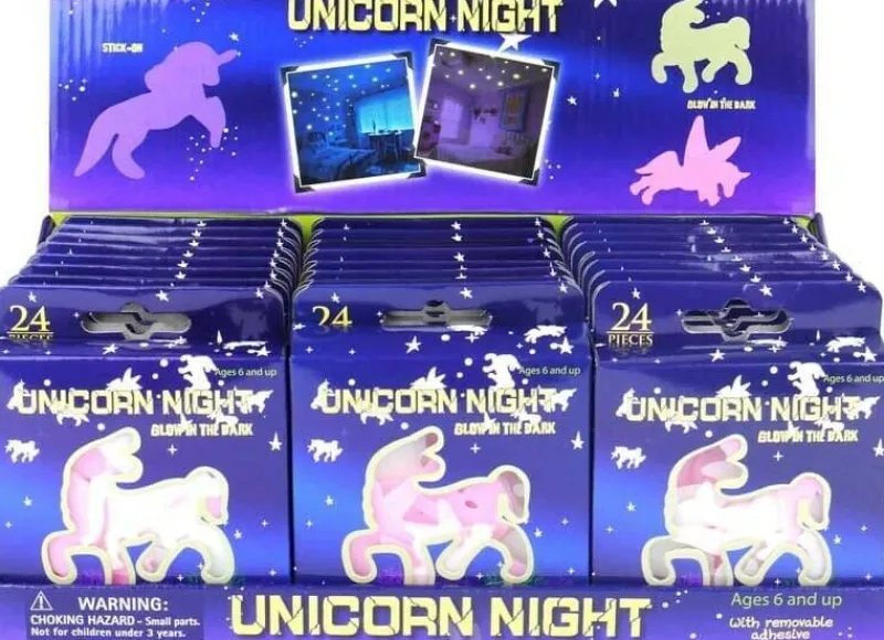unicorn_night_glow_in_the_1.webp Art and Crafts Unicorn Night Glow in the Dark Wall Stickers Clearance