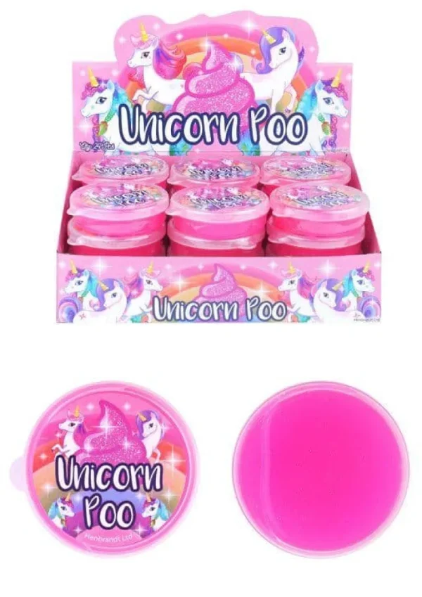 Toys Under £10 Unicorn Poo Pink Glitter Slime Putty Tub Discount