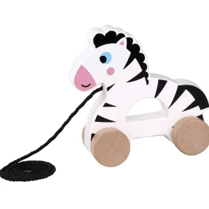 Special Offers Wooden Pull Along Zebra Toy Discount