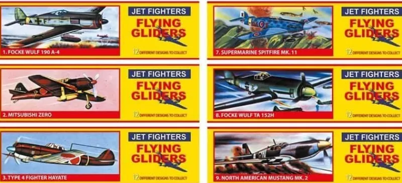 world_war__flying_gliders_0.webp Fun Stationery/Gags and Jokes World War 2 Flying Gliders Assortment New