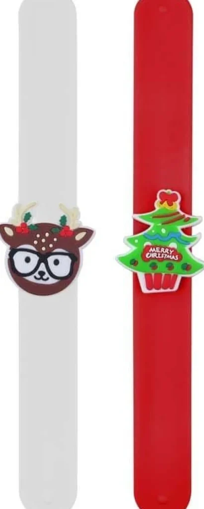 Fun Stationery/Gags and Jokes Xmas Snap Bracelets Assortment Outlet