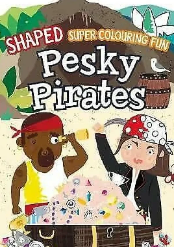 Art and Crafts Shaped Pesky Pirates Colouring Book Sale