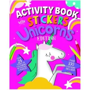 Art and Crafts Unicorn Activity Book with Stickers New
